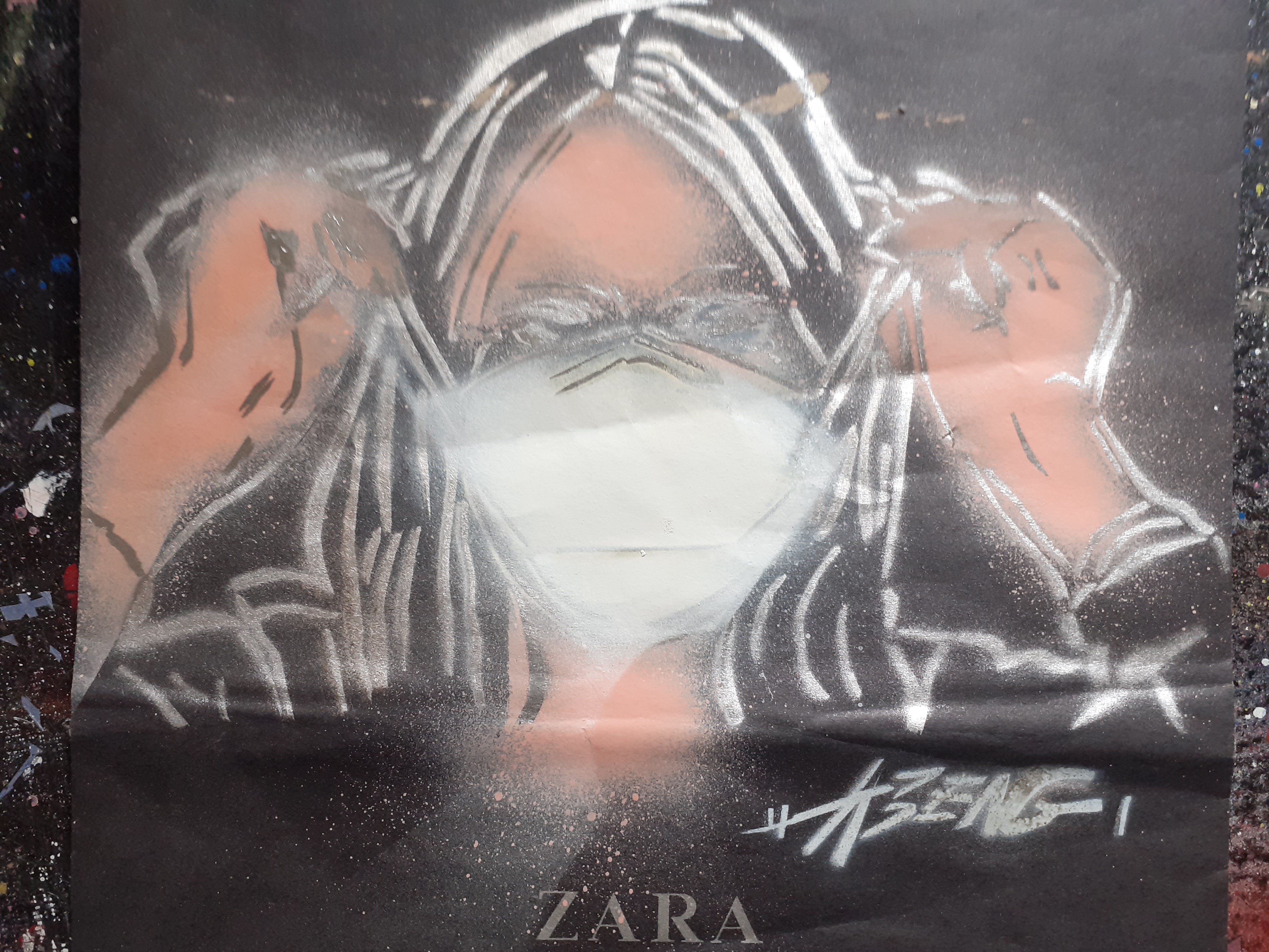 ZARA pochoir